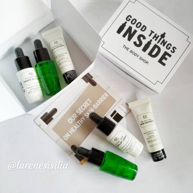 Jual The Body Shop - Bundling Sample Skin Care | Shopee Indonesia