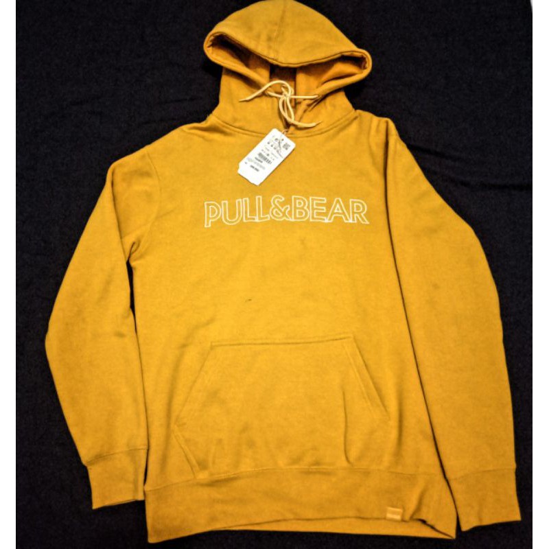 Hoodie pull discount and bear kuning