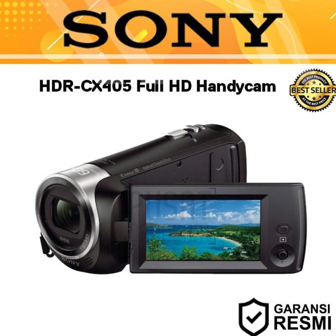 Jual Sony HDRCX405 Full HD Handycam GARANSI RESMI Shopee Indonesia