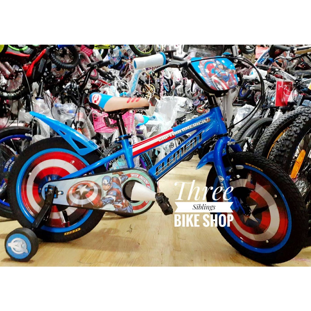 Captain America 16 Inch Bike Helmet Huffy Black Widow Bike Captain