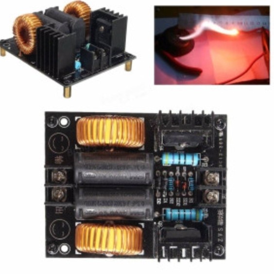 ZVS Driver Board 24V Input No Load 3A Current 300W Induction Heating ZVS Driver Module For Industrial DC 12-30V