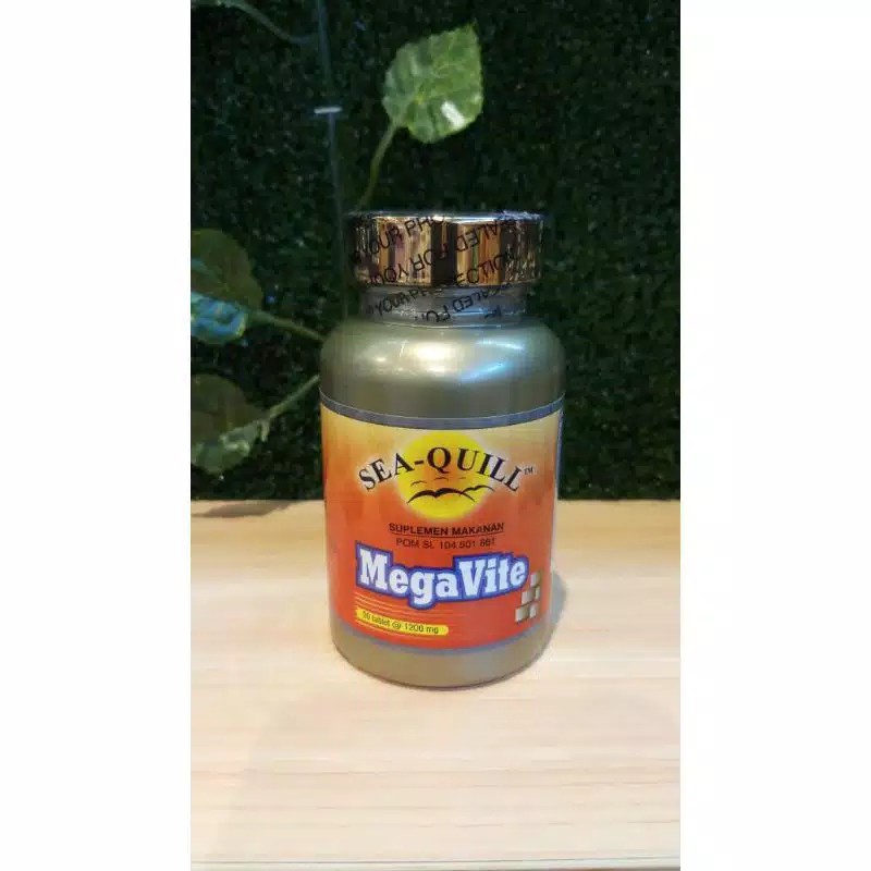 Jual Seaquill sea quill megavite mega vite 30 / 60 tabs-obat herbal ...