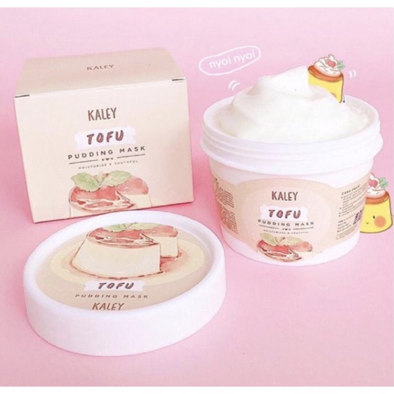 Jual (SALE!!) KALEY Tofu Pudding Mask (BISA VIA GRAB INSTANT JUGA YAA ...