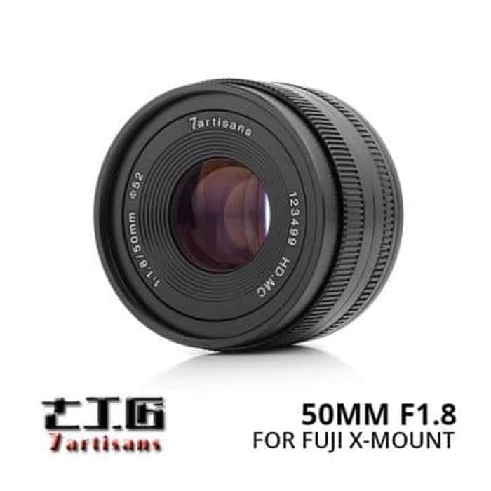 Jual Kamera Lensa And Aksesoris Lensa 7artisans 50mm F1 8 For Mirrorless