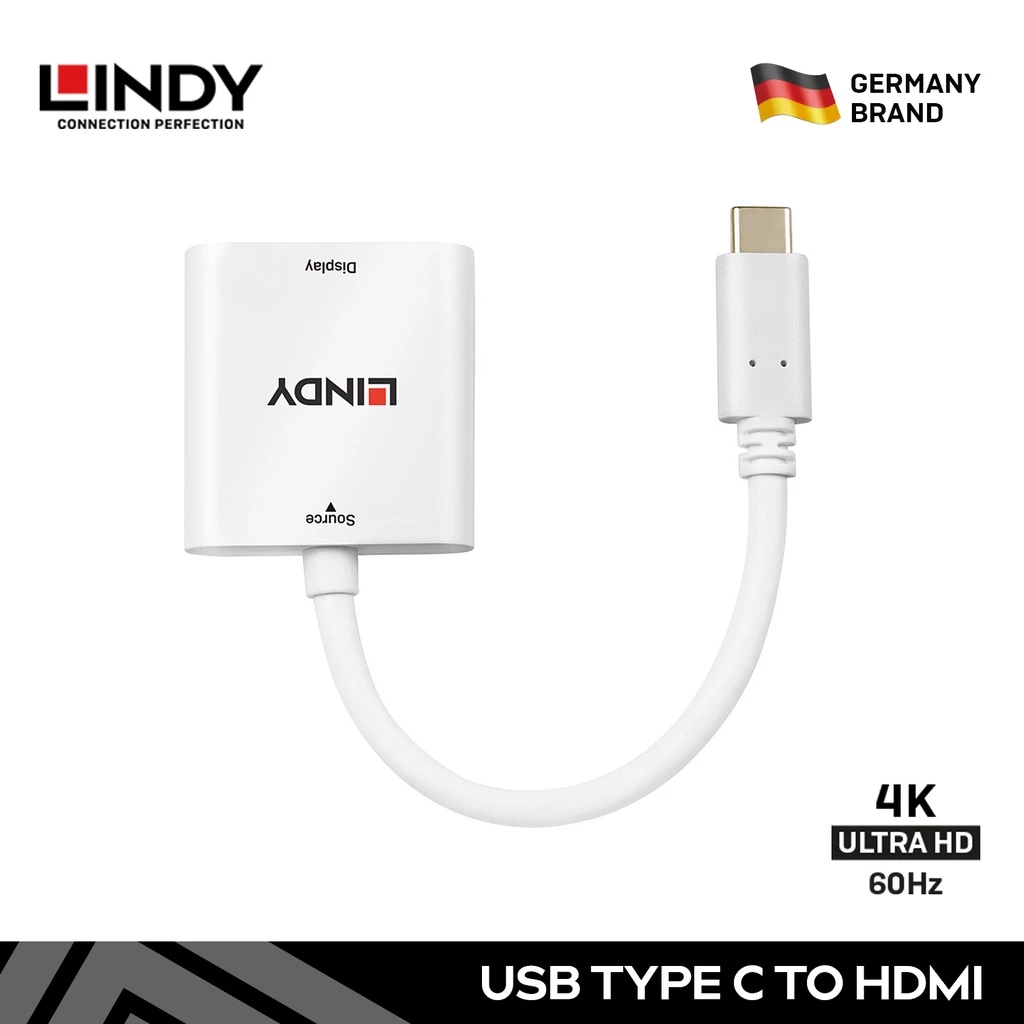 LINDY 43247 Adapter USB 3.1 Gen 2 Type C to HDMI 4K60Hz Converter
