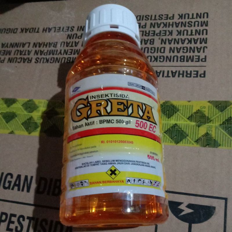 Jual Insektisida Greta 500 Ec Kemasan 500ml Pembasmi Ulat Wereng Dan Walang Sangit Shopee