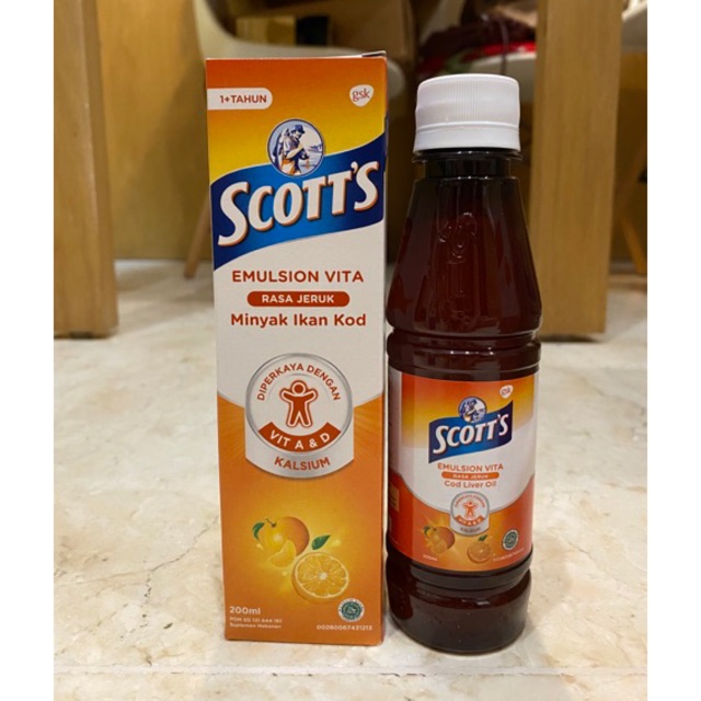 Jual Scott emulsion Rasa Jeruk 200 mL | Shopee Indonesia