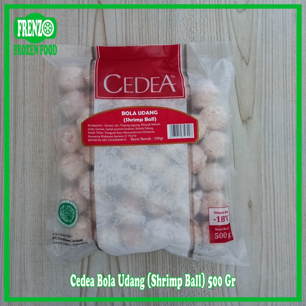 Jual Cedea Bola Udang Shrimp Ball 500 Gr Shopee Indonesia