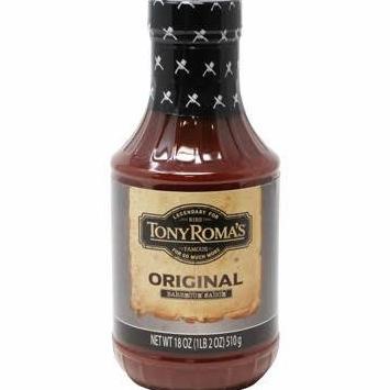 Jual TONY ROMAS Original Barbecue Sauce BBQ 510 Gram (Made in USA ...
