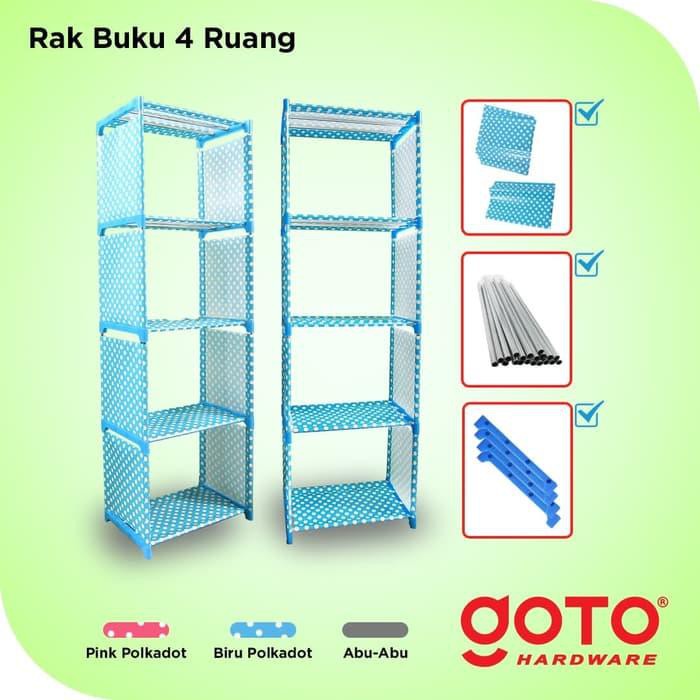 Jual Promo Rak Buku Serbaguna Susun Ruang Portable Lemari