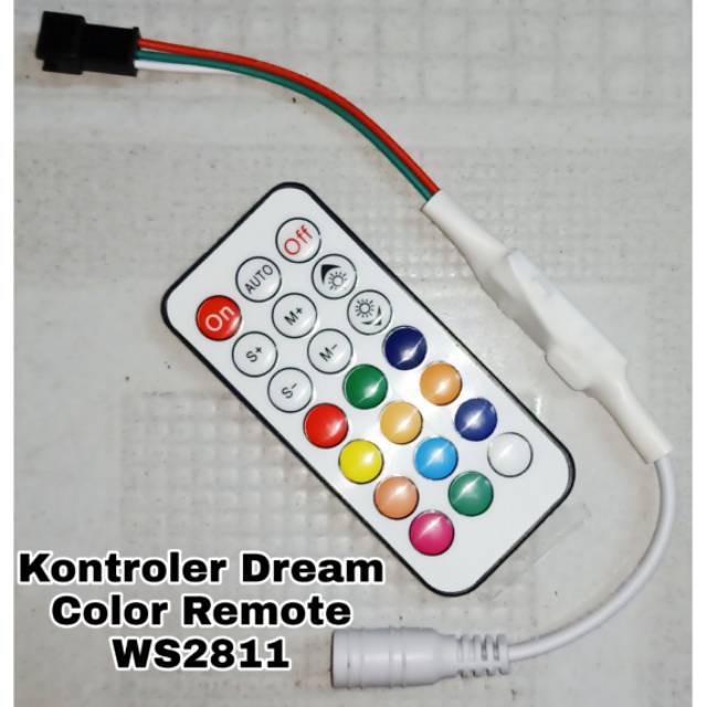 Jual Kontroler Led WS2811 WS2812 Dream Colour +Remote 5v-24v 358 Mode ...
