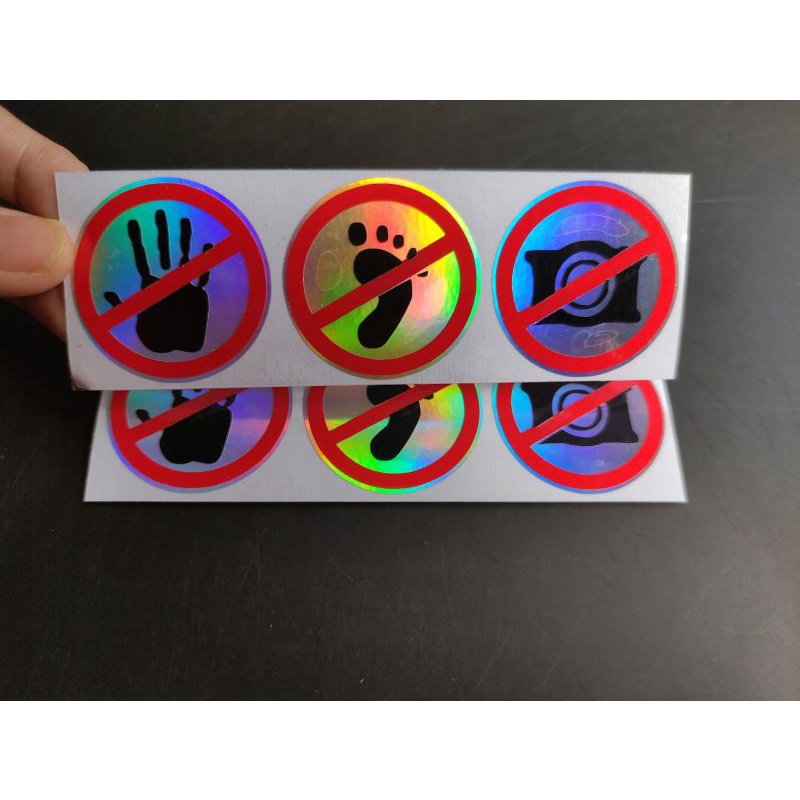 Jual STICKER DI LARANG ISI 3 STIKER CUTTING | Shopee Indonesia