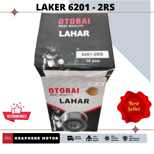 Jual BEARING LAHER / LAKER 6201 2RS PRESS BANTALAN RODA TERMURAH (1DOS ...