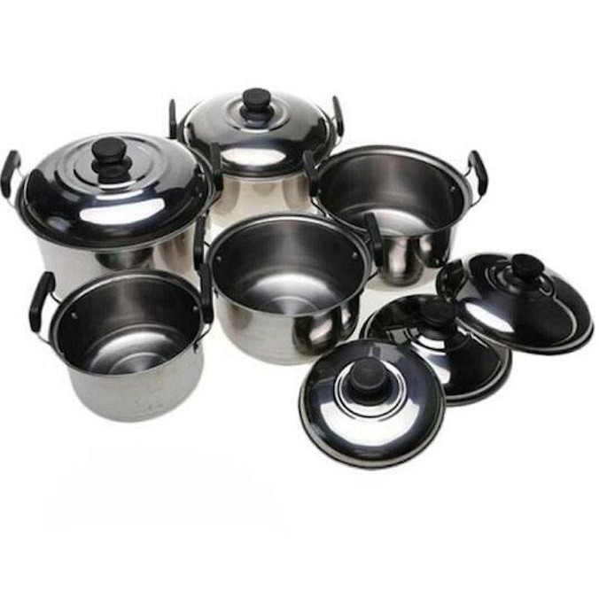 Jual Panci Set Stainless America High Pots Bisa Untuk Kompor