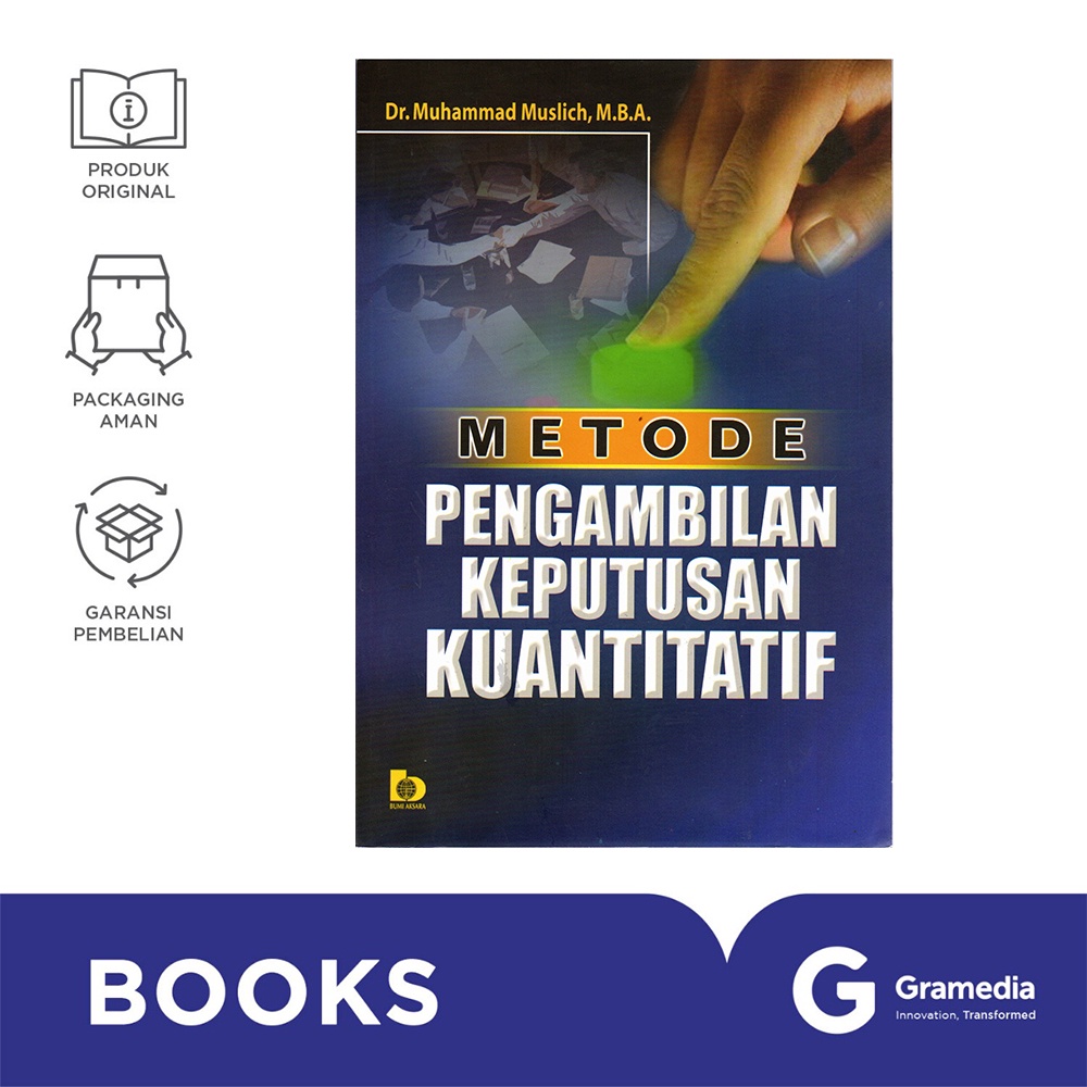 Jual Metode Pengambilan Keputusan Kuantitatif Shopee Indonesia