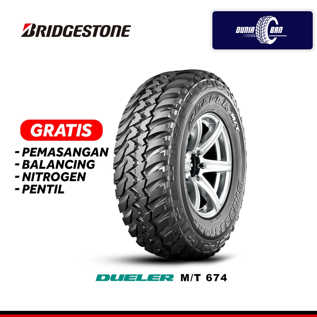 Jual Ban Mobil Bridgestone DUELER D674 MT 30 x 9.5 R15 | Shopee Indonesia