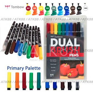 Tombow Dual Brush Pen Set, 10 Pastel