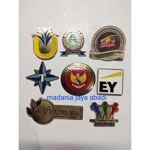 Jual pin magnet custom satuan/pin kuningan custom | Shopee Indonesia