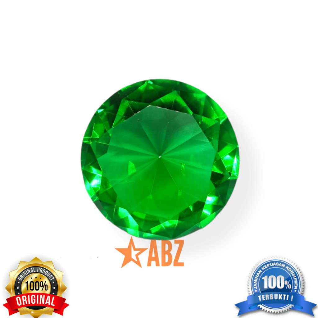 Jual BATU PERMATA AMERICAN DIAMOND BESAR WARNA HIJAU | Shopee Indonesia