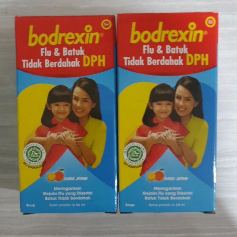 Jual Bodrexin Flu dan Batuk DPH Obat Batuk kering, Brodexin Syrup DPH ...