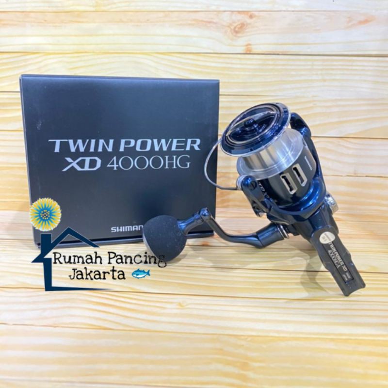 Jual Reel Shimano Twin Power New XD 2021 - 4000HG | Shopee Indonesia