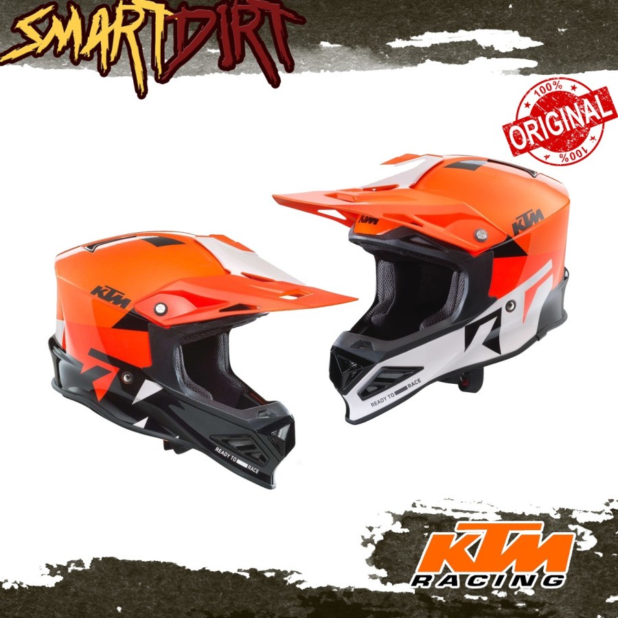 Jual HELM KTM KINI EDITION 2023 ORIGINAL HELMET CROSS KTM EDITION 2023