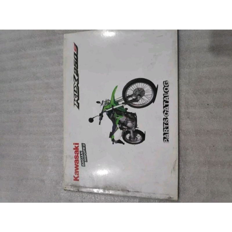 Jual Part Katalog Part Katalog Buku Katalog Nuku Catalog Paduan Klx 250 Original Kawasaki