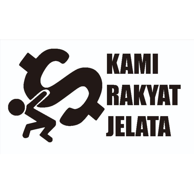 Jual viral stiker rakyat jelata | Shopee Indonesia