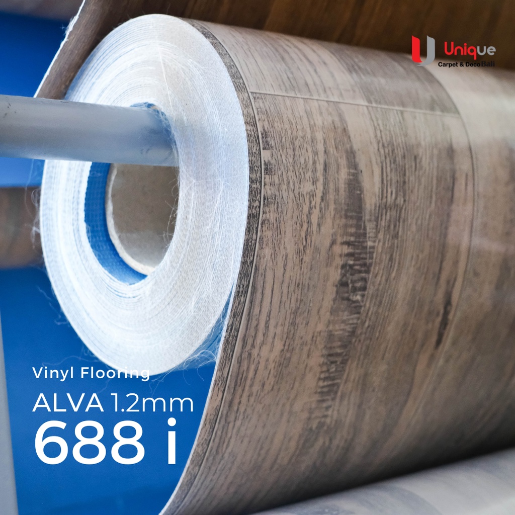 Jual Vinyl Roll Alva Motif Kayu Tebal Mm Karpet Vinyl Untuk Lantai