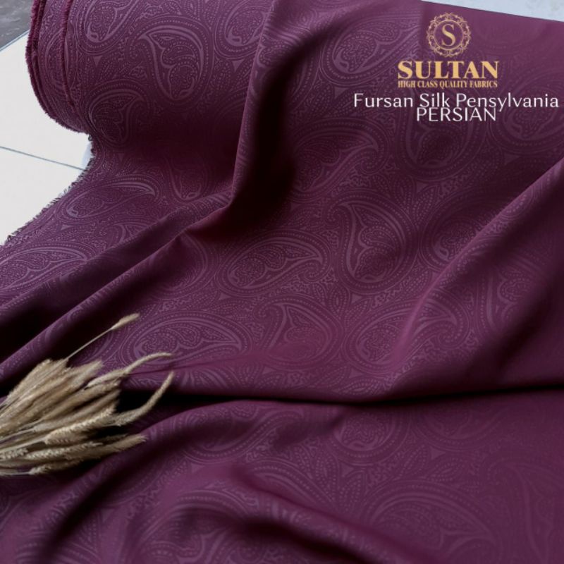 Jual Kain Abaya Sultan Furusiyah Silk Emboss PERSIAN | Shopee Indonesia