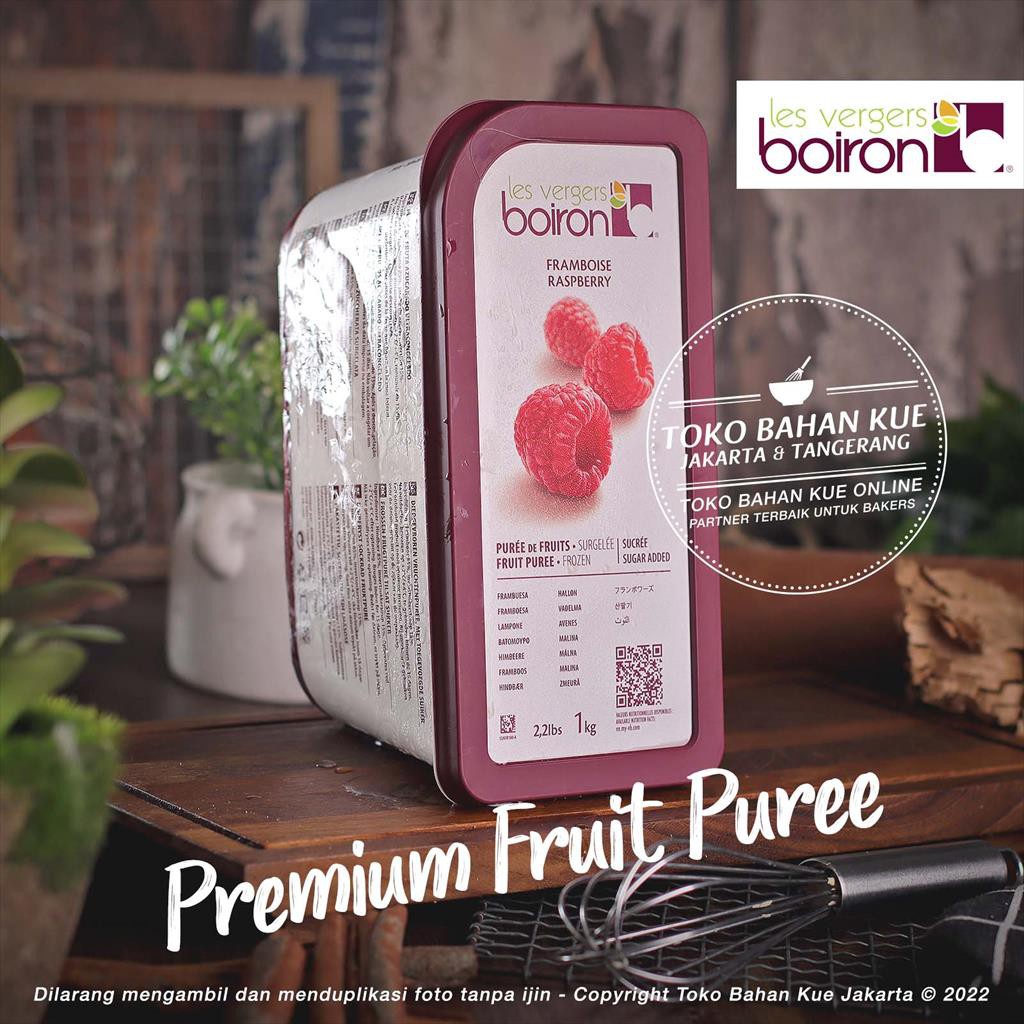 Jual Boiron Raspberry Fruit PUREE 1kg Frozen Food Import Framboise ...