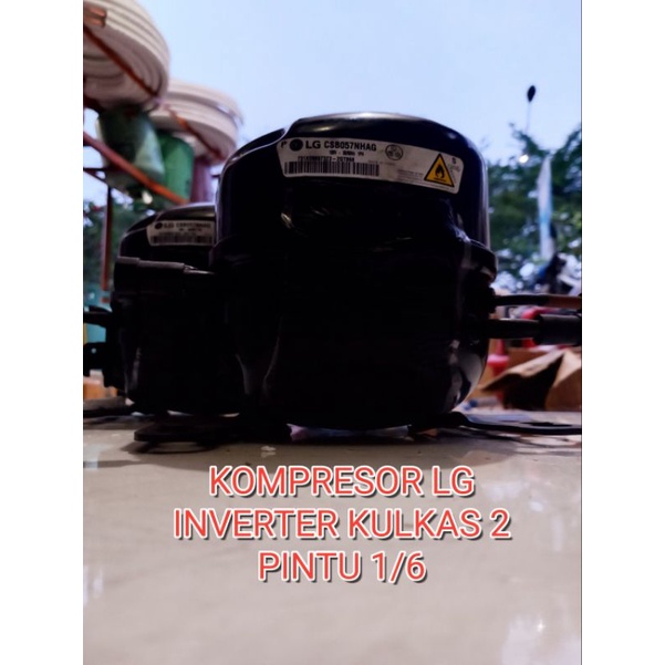 Jual Kompresor Kulkas 2 Pintu Inverter Ukuran 1/6 Pk Barang Original ...