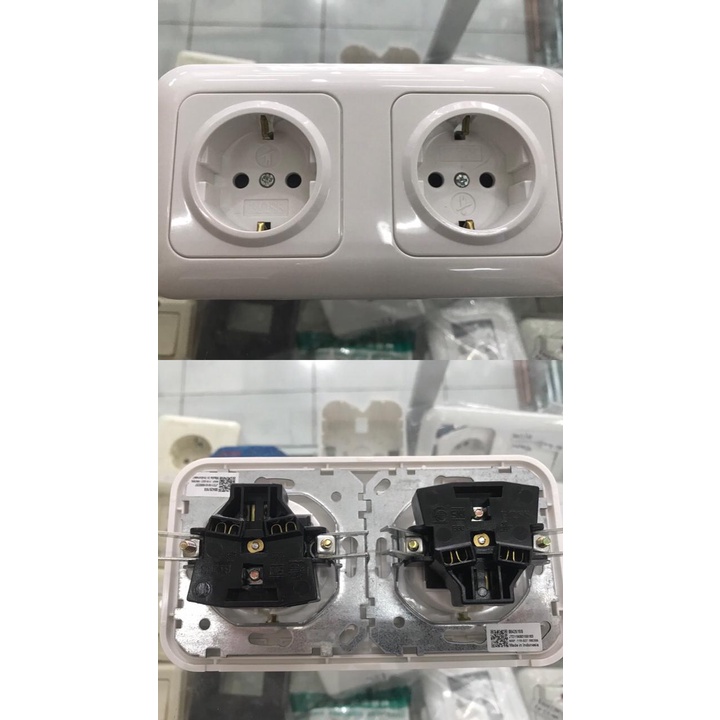 Jual IB STOP KONTAK DOUBLE BOSS | Shopee Indonesia