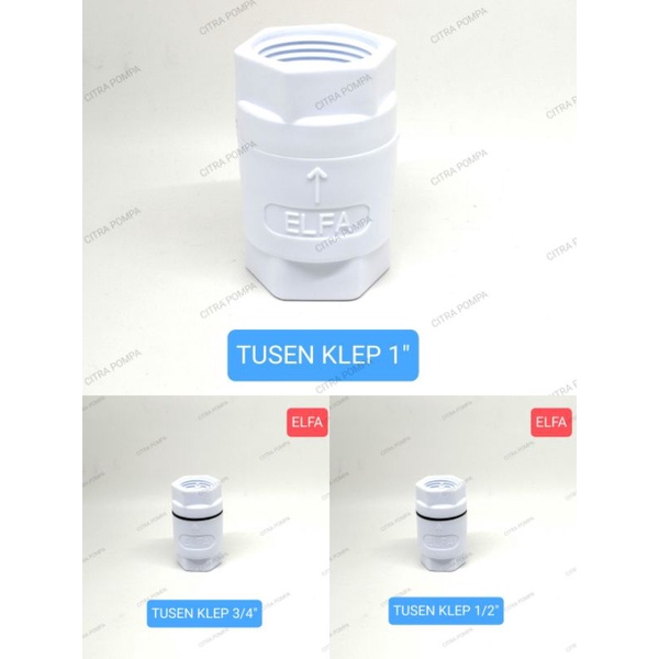 Jual Tusen Klep 1 2 3 4 1 Tosen Klep 1 2 3 4 1 Inch Shopee