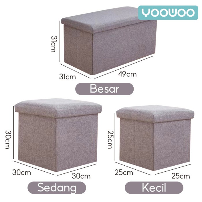 Jual Obral Murah Storage Box Bangku Kursi Penyimpanan Barang Bangku ...
