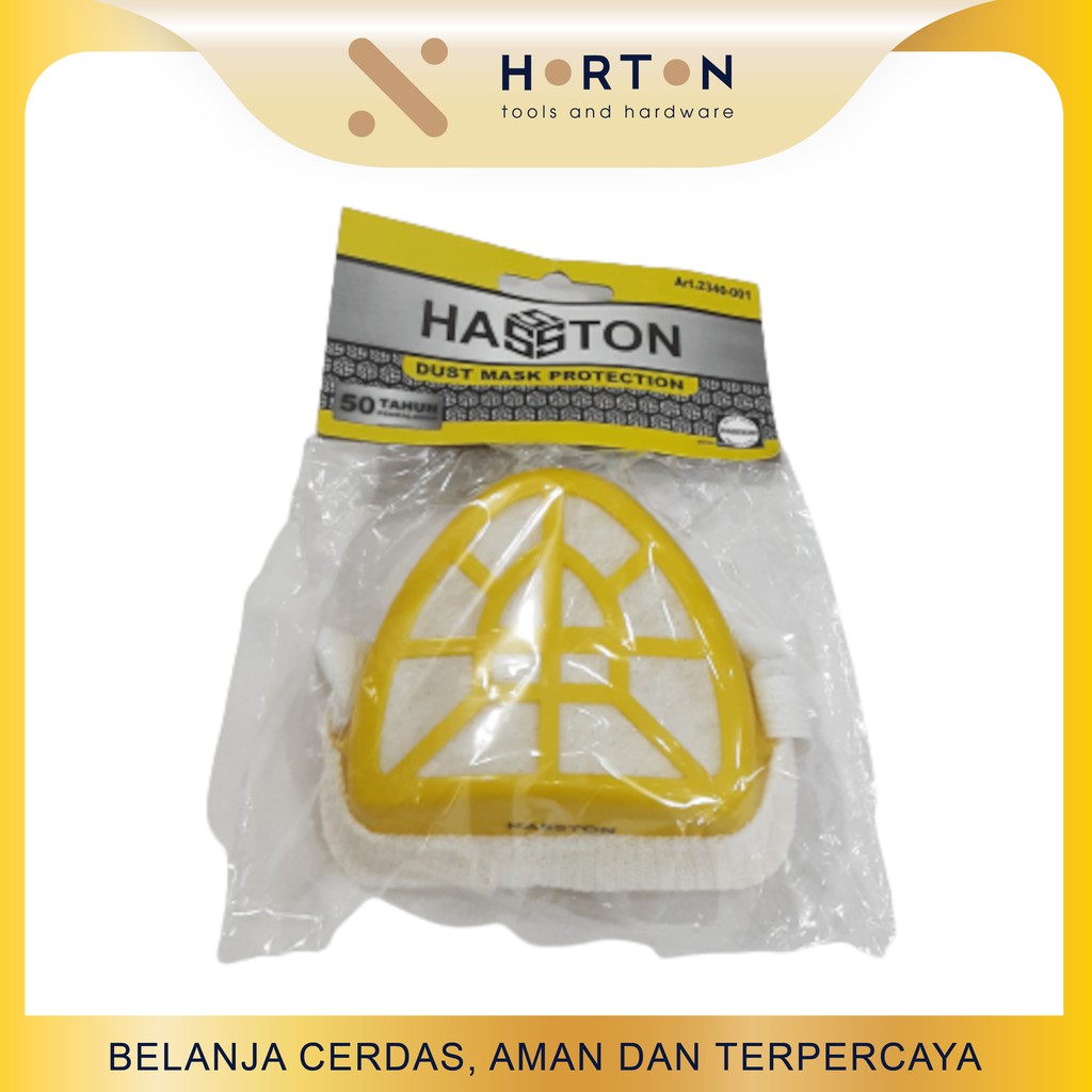 Jual HASSTON PROHEX Masker PVC Kain Kuning (2340-001) | Shopee Indonesia
