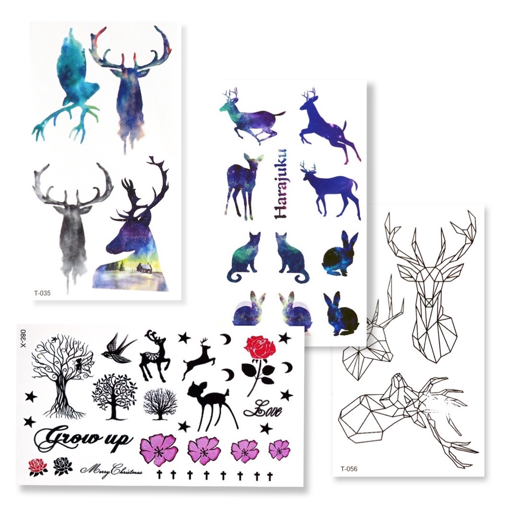 Jual Scoop Temporary Tattoo Rusa 59120101 | Shopee Indonesia