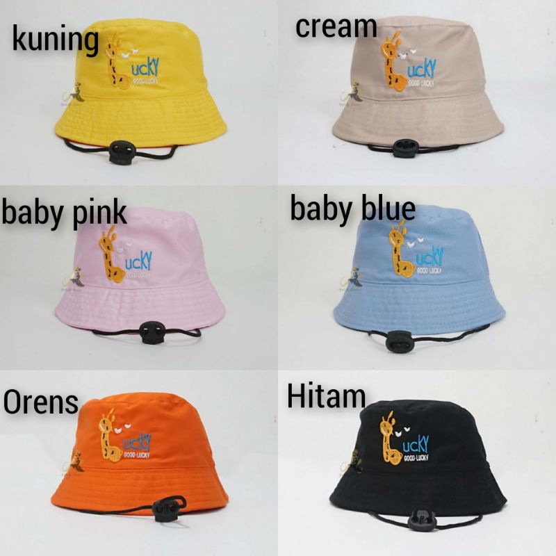 Jual BUCKET JERAPAH / BUCKET ANAK / BUCKET / TOPI ANAK / TOPI | Shopee ...