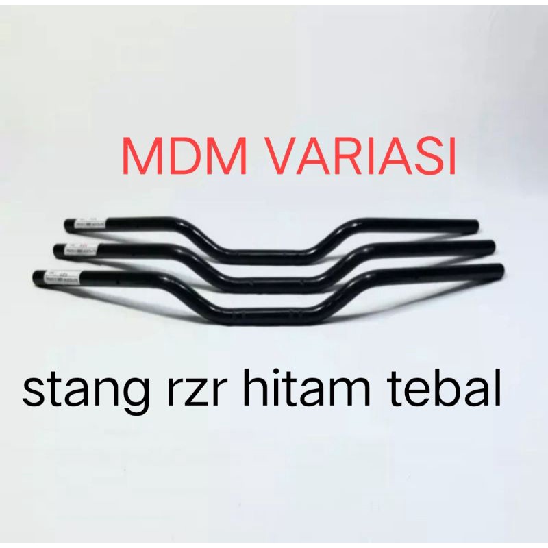 Jual stang rzr hitam tebal setang rzr rxz PNP all motor stir rzr hitam ...