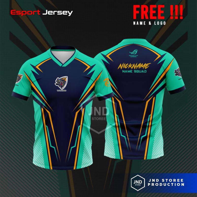 Jual KAOS JERSEY CUSTOM GAMING MOBILE LEGEND ML FREE NICKNAME DAN LOGO ...