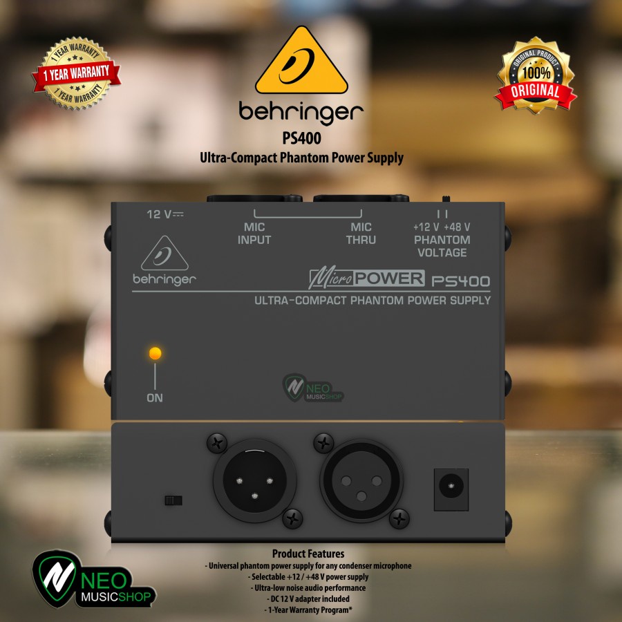 Jual Behringer PS400 Ultra-Compact Phantom Power Supply | Shopee Indonesia