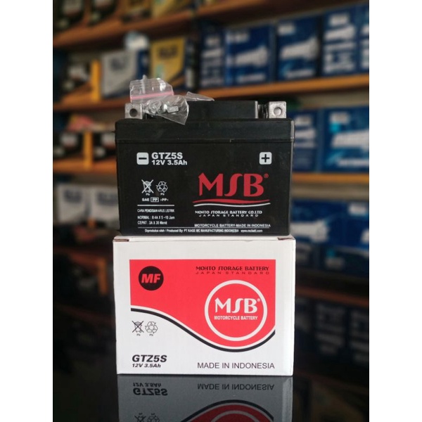 Jual Aki kering murah berkualitas untuk Vario 110, Beat, Mio J MSB GTZ