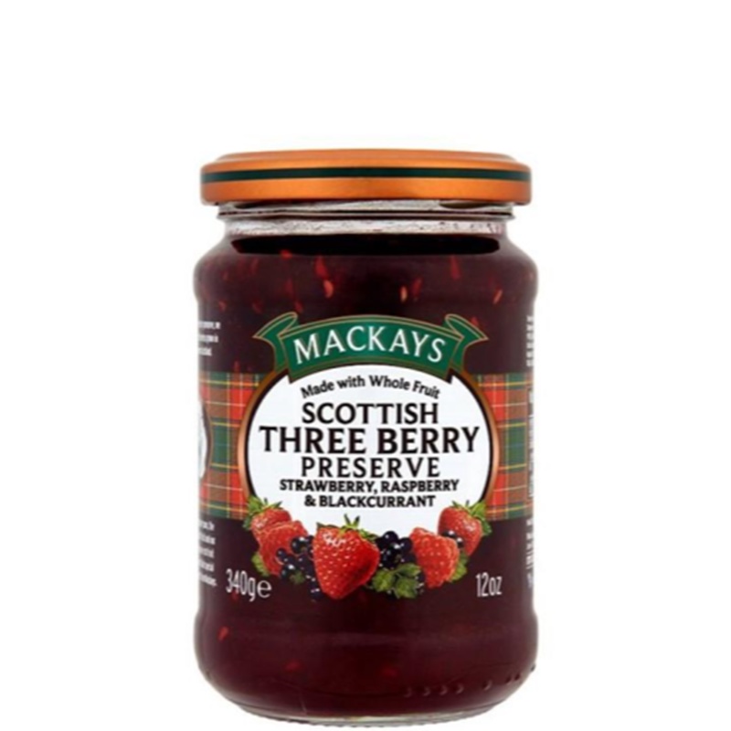 Jual Mackays Scottish Three Berries Preserve Selai Buah 340 gr Shopee