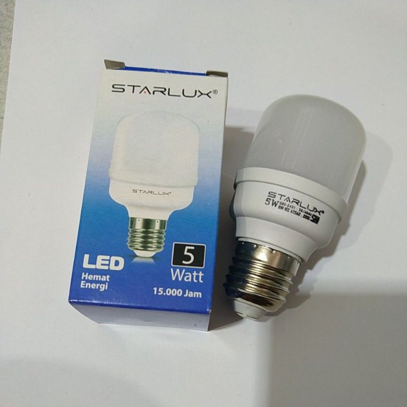 Jual Bohlam Lampu Led 5 Watt Starlux Shopee Indonesia