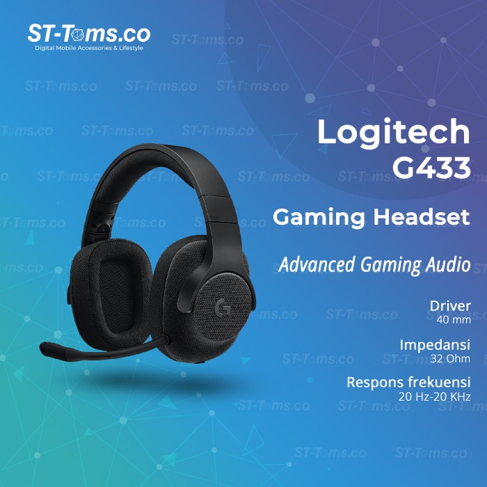 Jual Logitech G433 7.1 Surround Gaming Headset Shopee Indonesia