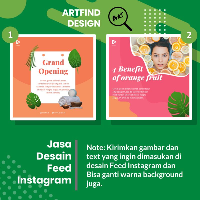 Jasa desain Post Konten Feed IG Instagram Satuan Murah Kekinian Tema Clinic Beauty Part 1