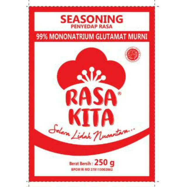 Jual bumbu masak : Penyedap rasa / msg merk RASAKITA 250gram | Shopee ...