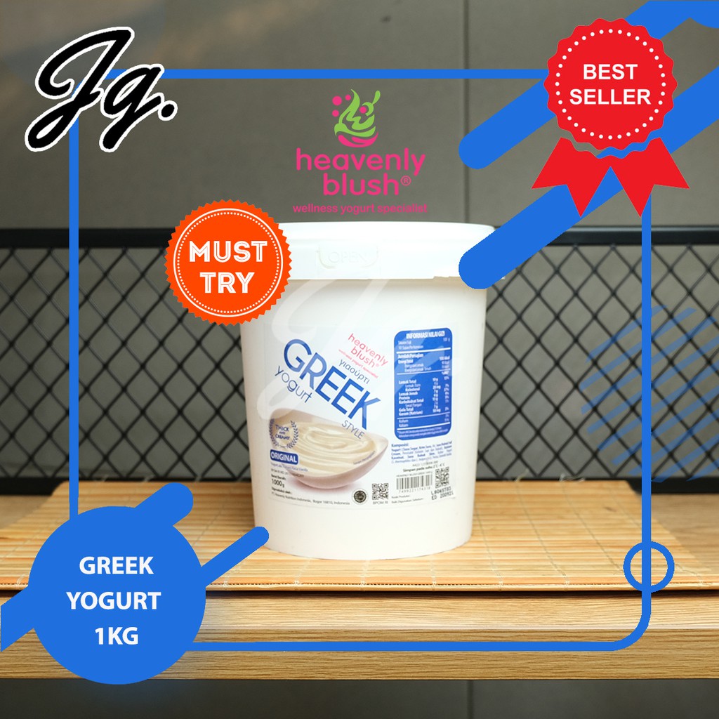 Jual HEAVENLY BLUSH GREEK YOGURT 1 KG RASA ORIGINAL Shopee Indonesia
