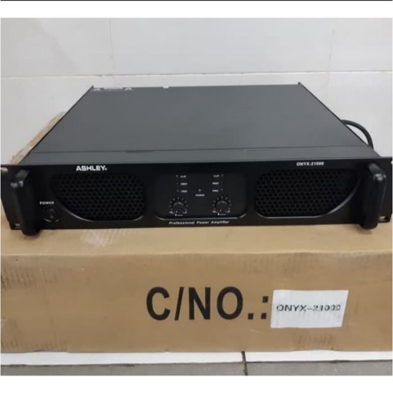 Jual POWER AMPLIFIER ASHLEY ONYX 21000 ORIGINAL KUALITAS POWER CLASS H