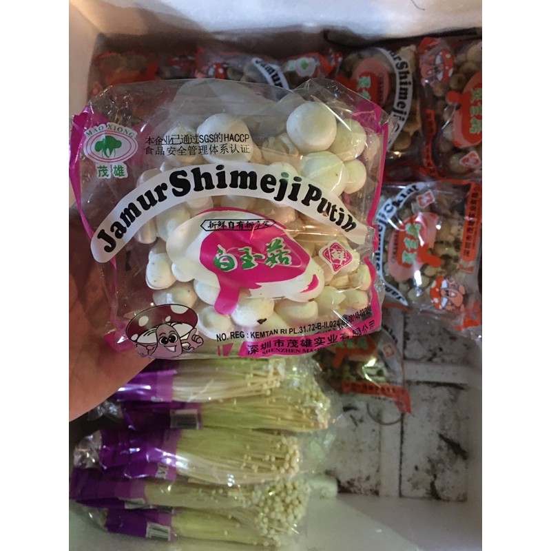 Jual Jamu Shimeji dan Jamur Enoki Pack Shopee Indonesia